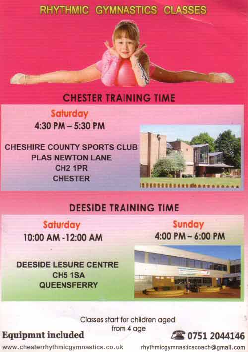 Chestertourist.com - Chester Rhythmic Gymnastics Event 1